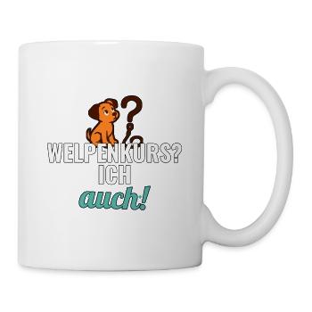 Geschenk zum Welpenkurs für neue Hundebesitzer - Tasse - Weiß - Rechts