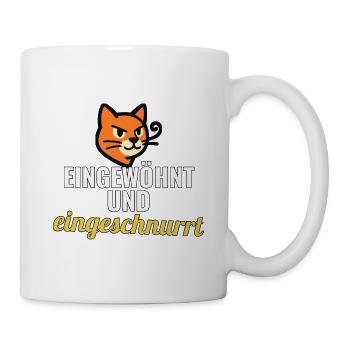 Erstkatzenhalter Geschenk zur ersten Woche - Tasse - Weiß - Rechts