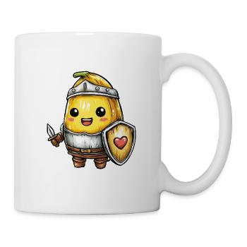 Bananen Ritter Kämpferheld - Tasse - Weiß - Rechts