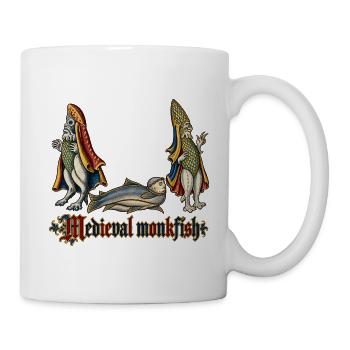 Mittelalterlicher Seeteufel - Tasse - Weiß - Rechts