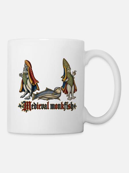 Mittelalterlicher Seeteufel - Tasse - Weiß