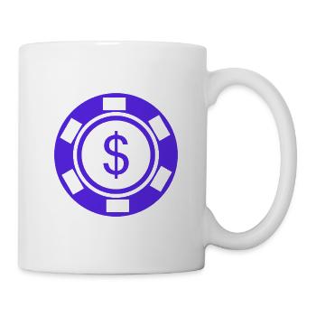 Fischspoker - Tasse - Weiß - Rechts