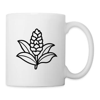 Ingwerblüte - Tasse - Weiß - Rechts