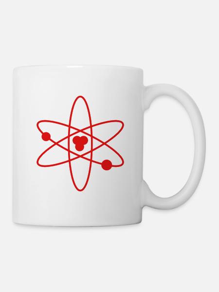 Atom - Tasse - Weiß