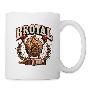 Brotal - Tasse - Weiß - Rechts