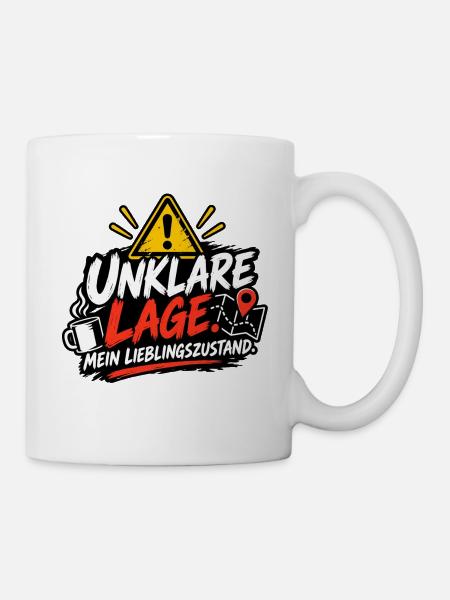 Unklare Lage Lieblingszustand - Tasse - Weiß