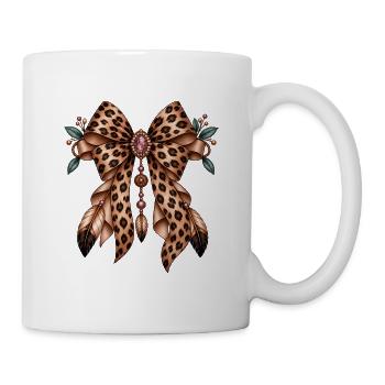 Leopard Bow Jewel Dream - Tasse - Weiß - Rechts
