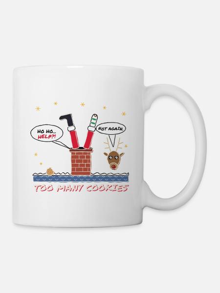 Humorvoller Weihnachtswitz - Tasse - Weiß