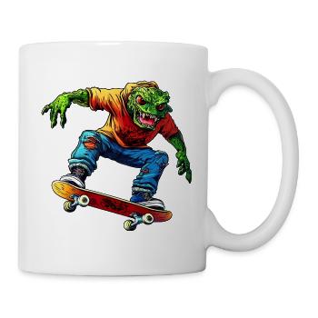 Skater Monster - Tasse - Weiß - Rechts