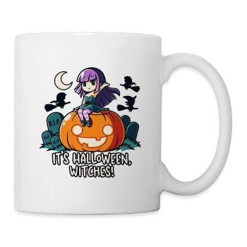 Halloweenhexen - Tasse - Weiß - Rechts