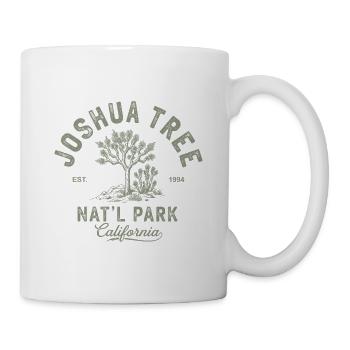 Der Nationalpark Vintage Joshua Tree - Tasse - Weiß - Rechts