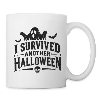 I Survived Another Halloween Gespenst - Tasse - Weiß - Rechts