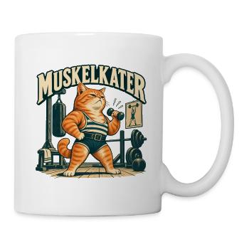 Muskelkater - Tasse - Weiß - Rechts