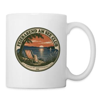 Feierabendsee - Tasse - Weiß - Rechts