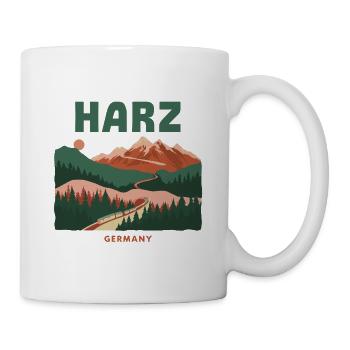 Harz Germany Mountain Railway - Tasse - Weiß - Rechts