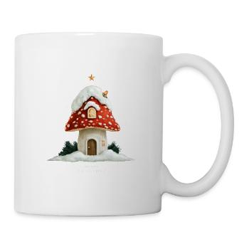 Magical Christmas Mushroom Cottage - Tasse - Weiß - Rechts