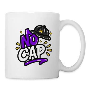 GEN Z ZITATE TYPOGRAFIE-DESIGN – OHNE KAPPE - Tasse - Weiß - Rechts