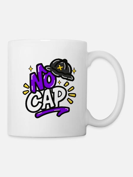 GEN Z ZITATE TYPOGRAFIE-DESIGN – OHNE KAPPE - Tasse - Weiß