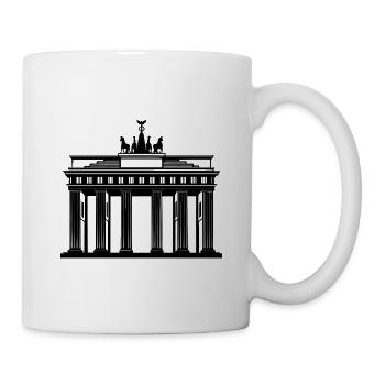 Brandenburger Tor - Tasse - Weiß - Rechts