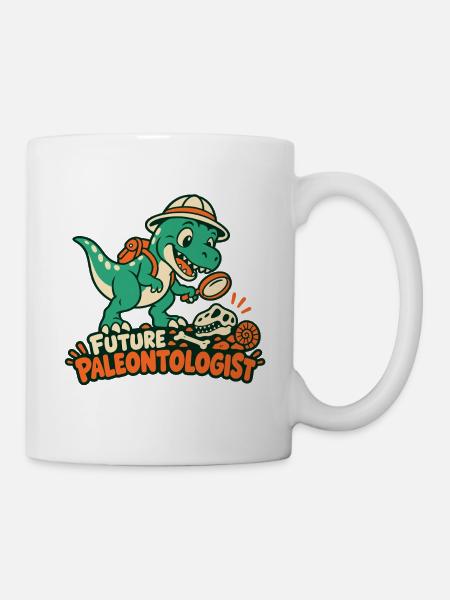Future Paleontologist / Dino Forscher - Tasse - Weiß
