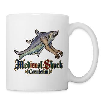 Mittelalterlicher Hai (Ceruleum) - Tasse - Weiß - Rechts