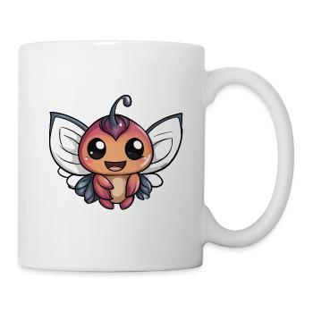 Flügel Würmchen Kinder Kawaii - Tasse - Weiß - Rechts