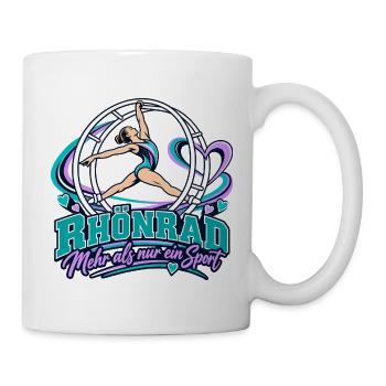 Rhönrad Sport: Mehr als nur ein Hobby - Tasse - Weiß - Rechts