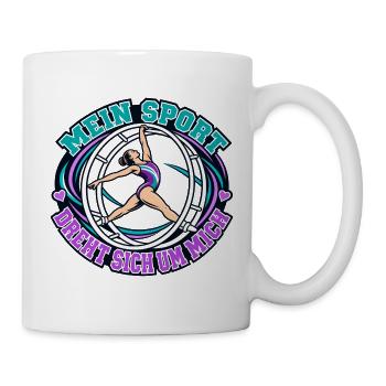 Röhnrad Mein Sport dreht sich um mich  - Tasse - Weiß - Rechts