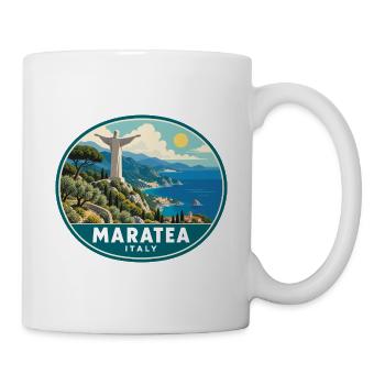 Entdecken Sie Maratea an der Tyrrhenischen Meeresküste in Italien - Tasse - Weiß - Rechts