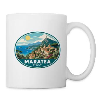Erleben Sie Maratea an der Tyrrhenischen Meeresküste - Tasse - Weiß - Rechts