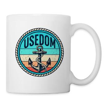 Usedom - Ostsee - Insel - Deutschland - Germany - Tasse - Weiß - Rechts