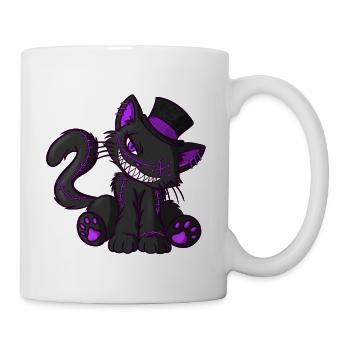 Nikka mit Top-Hut (Bella Donna‘s wicked world) - Tasse - Weiß - Rechts