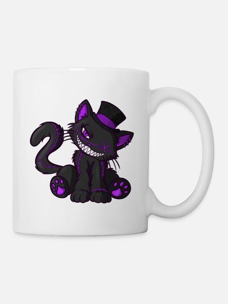 Nikka mit Top-Hut (Bella Donna‘s wicked world) - Tasse - Weiß