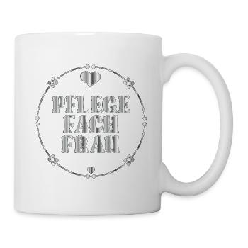 Abschied Pflegefachfrau - Tasse - Weiß - Rechts