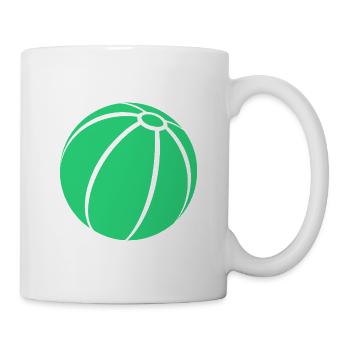 Beachball - Tasse - Weiß - Rechts