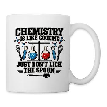 Lustiger Organischer Chemiewissenschaftler und Student-Lehrbeauftragter - Tasse - Weiß - Rechts