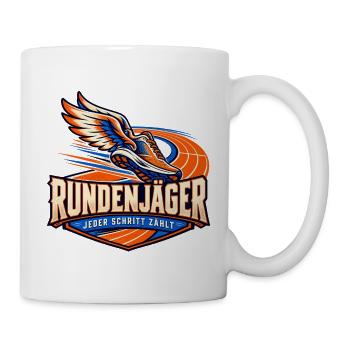 Rundenjäger – Jeder Schritt zählt - Tasse - Weiß - Rechts