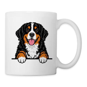Berner Sennenhund - Tasse - Weiß - Rechts