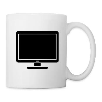 Fernsehen - Tasse - Weiß - Rechts
