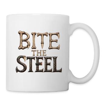 Bite The Steel Welding Wolf Shirt - Tasse - Weiß - Rechts
