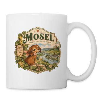 Mosel Taking The Scenic Route - Tasse - Weiß - Rechts
