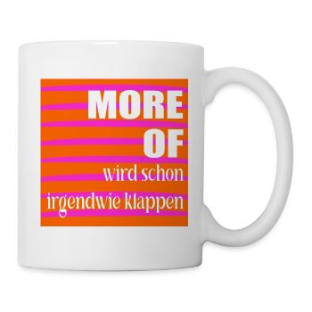 Optimismus Erfolg - Tasse - Weiß - Rechts