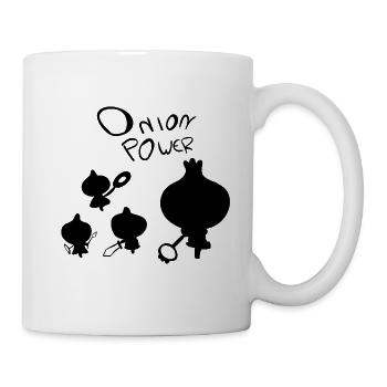 Onion power - Tasse - Weiß - Rechts