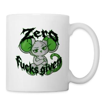 Zero fucks given (Bella Donna‘s wicked world) - Tasse - Weiß - Rechts