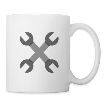 Querschlüssel - Tasse - Weiß - Rechts