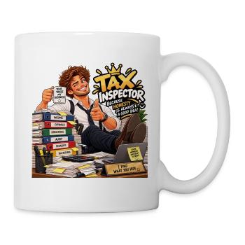 Steuerinspektor - Tasse - Weiß - Rechts