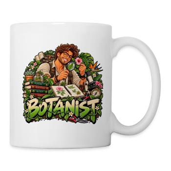 Pflanzenabenteurer-Botaniker - Tasse - Weiß - Rechts