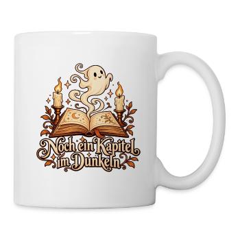 Geisterbuch: Noch ein Kapitel im Dunkeln - Tasse - Weiß - Rechts