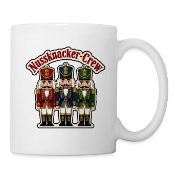 Nussknacker Crew Weihnachten Soldaten Vektor Shirt - Tasse - Weiß - Rechts
