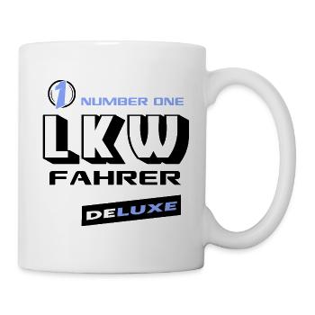LKW Number One Deluxe Bester Lastwagen - Tasse - Weiß - Rechts